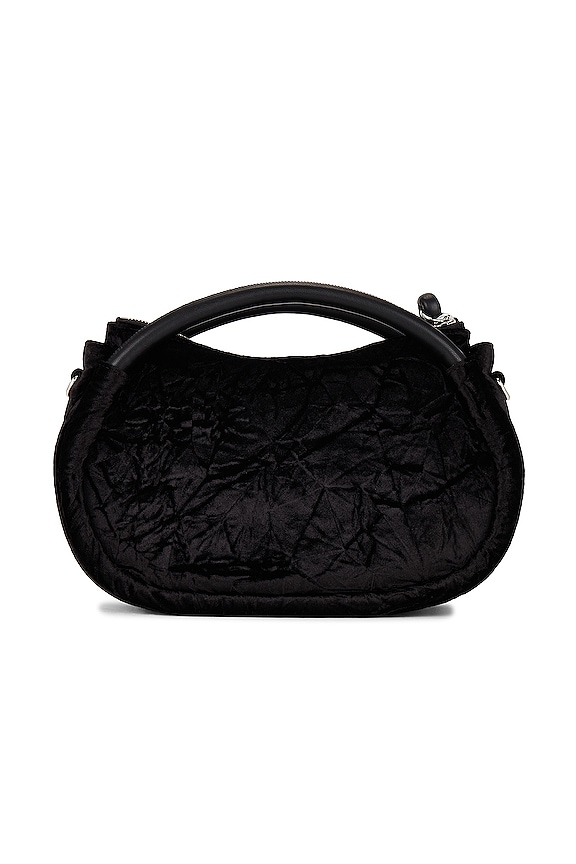 view 2 of 5 Knot Mini Bag Velvet in Black