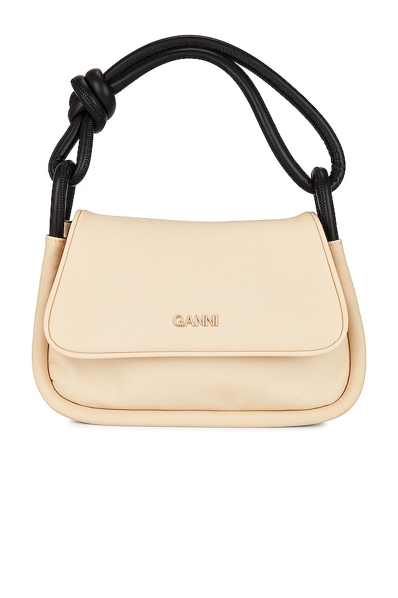 view 2 of 6 Knot Flap Over Bag in Pale Khaki