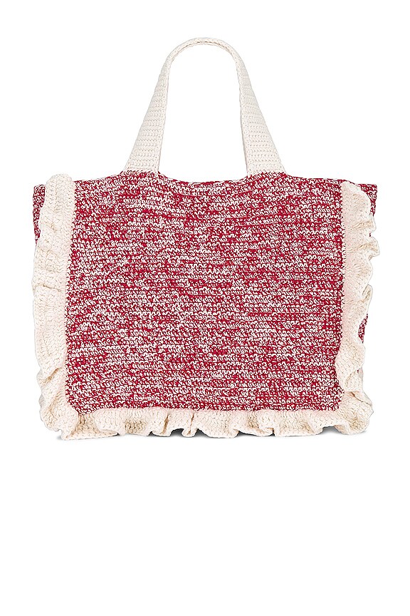 view 2 of 4 Crochet Frill Tote in Egret