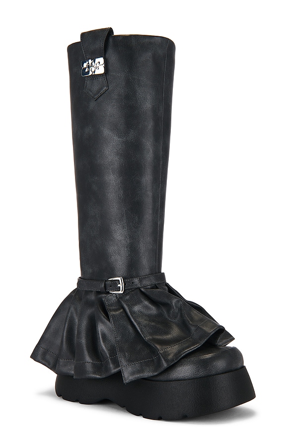 view 2 of 5 Kat Platform Boot in Ebony