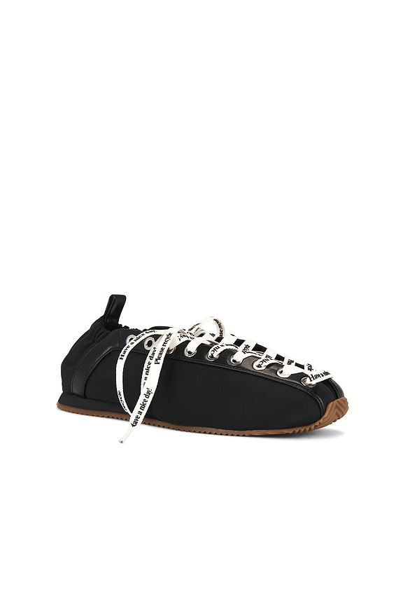 view 2 of 6 PLAT SPORTY BALLERINA in Black