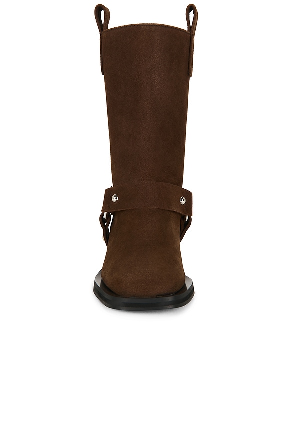 Mid Shaft Biker Boot