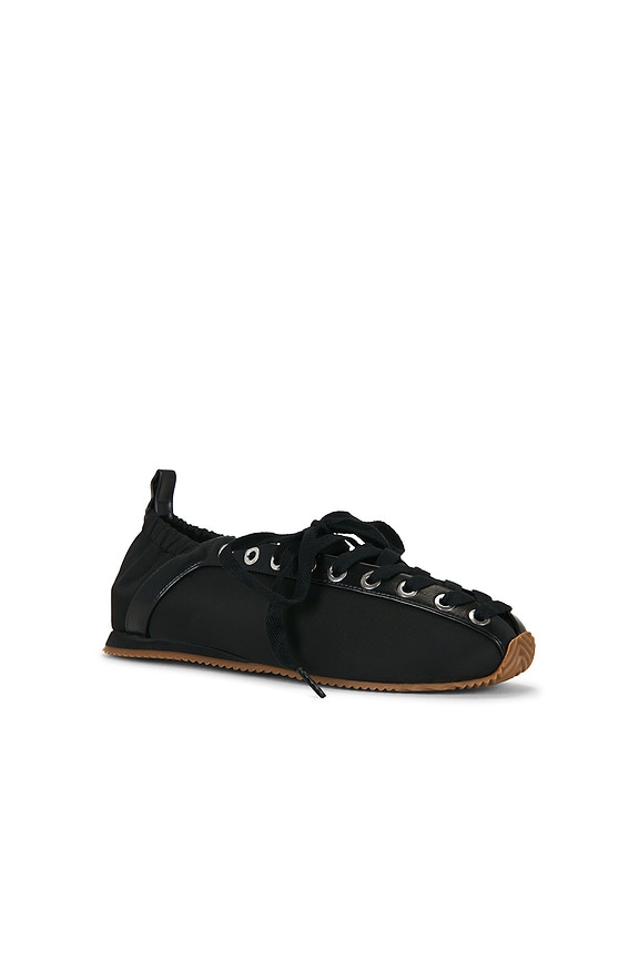 view 2 of 5 ZAPATILLA DEPORTIVA LACE UP SPORTY BALLERINA in Black