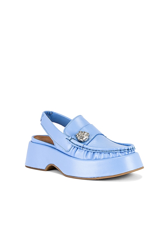 view 2 of 5 Retro Flatform Slingback in Placid Blue