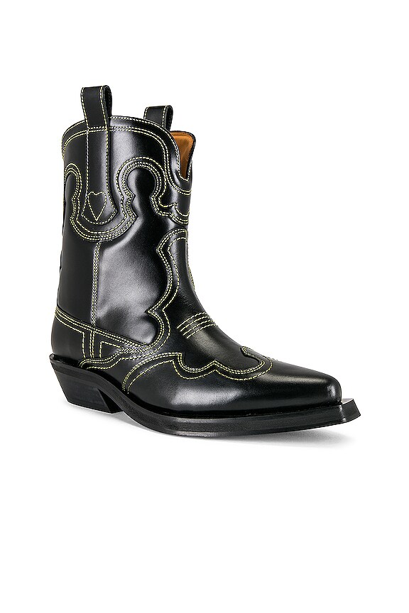 view 2 of 5 BOTA EMBROIDERED WESTERN in Black & Yellow