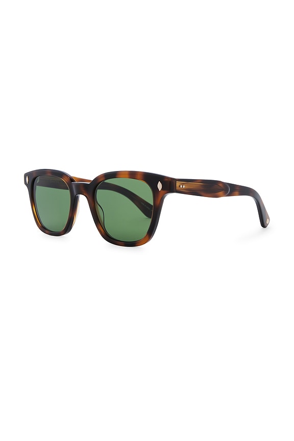 view 2 of 3 Broadway Sun Sunglasses in Brown & Pure Green