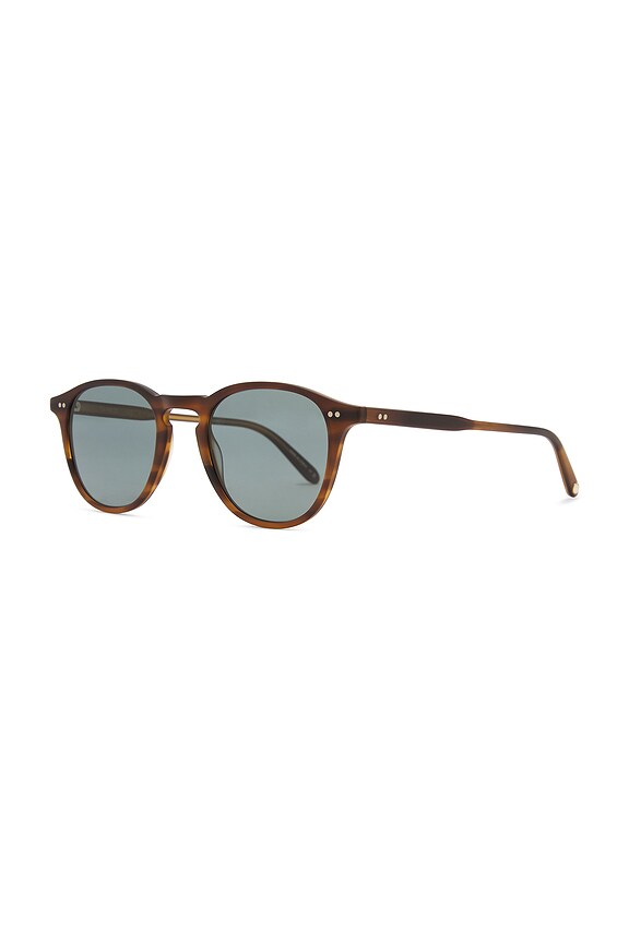 view 2 of 3 GAFAS DE SOL in Matte Saddle Tortoise & Semi-flat Blue Smoke