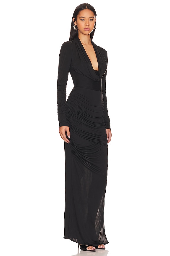 view 2 of 3 MAXIVESTIDO ELOS in Black