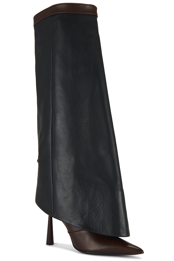 view 2 of 5 Florence Boot in Black & Brown