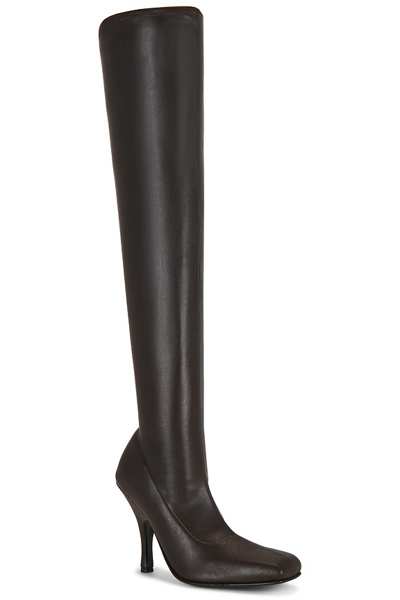 view 2 of 5 Lea Over The Knee Boot in Chocolate