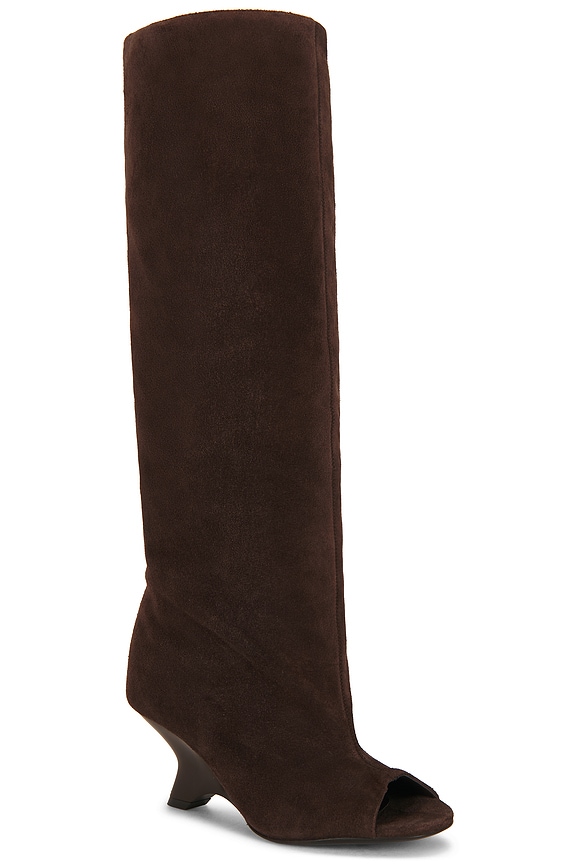 view 2 of 5 Ninette Boot in Chocolate Suede