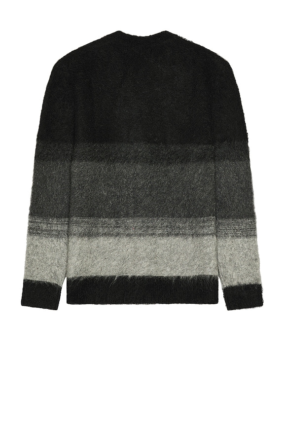 view 2 of 4 Brushed Mohair Cardigan in Black