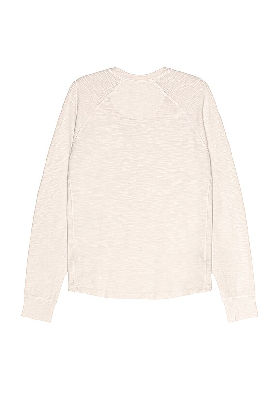 view 2 of 4 Long Sleeve Henley Shirt in Silver