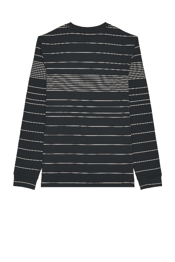 view 2 of 3 T-shirt Manches Longues in Black Stripe
