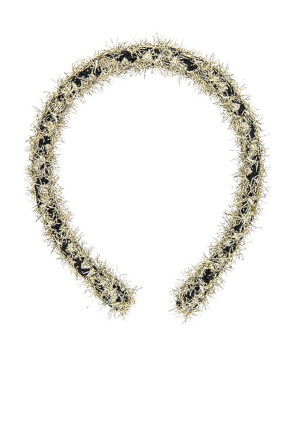 view 2 of 3 Monique Headband in Black & Gold