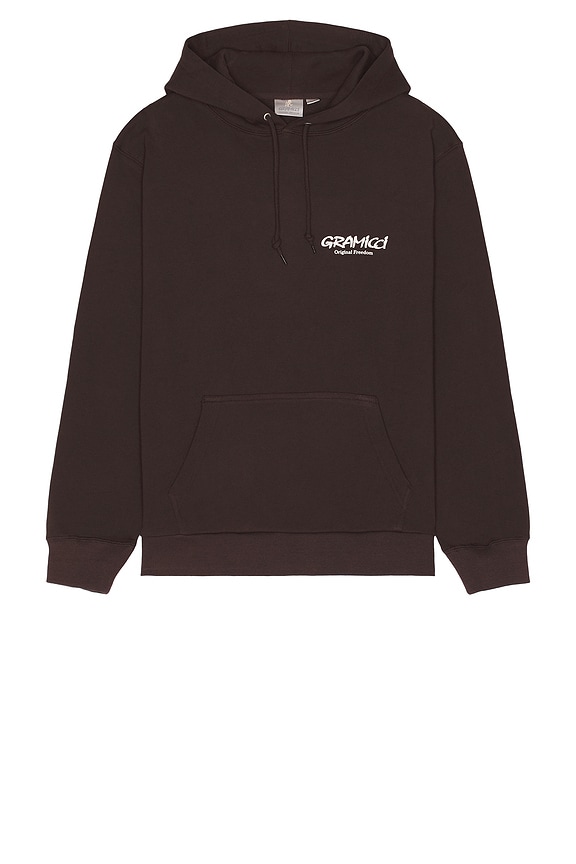 view 2 of 3 Original Freedom Hooded Sweatshirt in Dark Brown