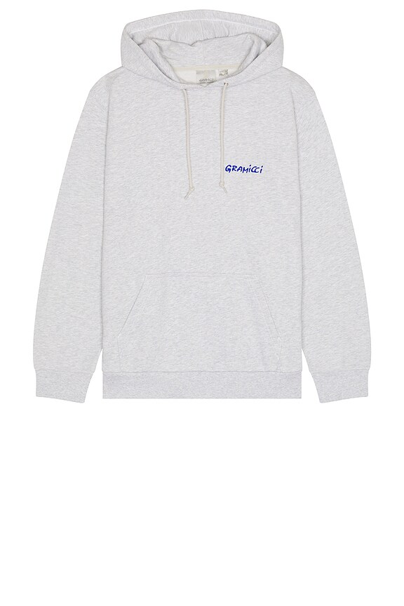 view 2 of 4 Snail Hooded Swatshirt in Heather Ash