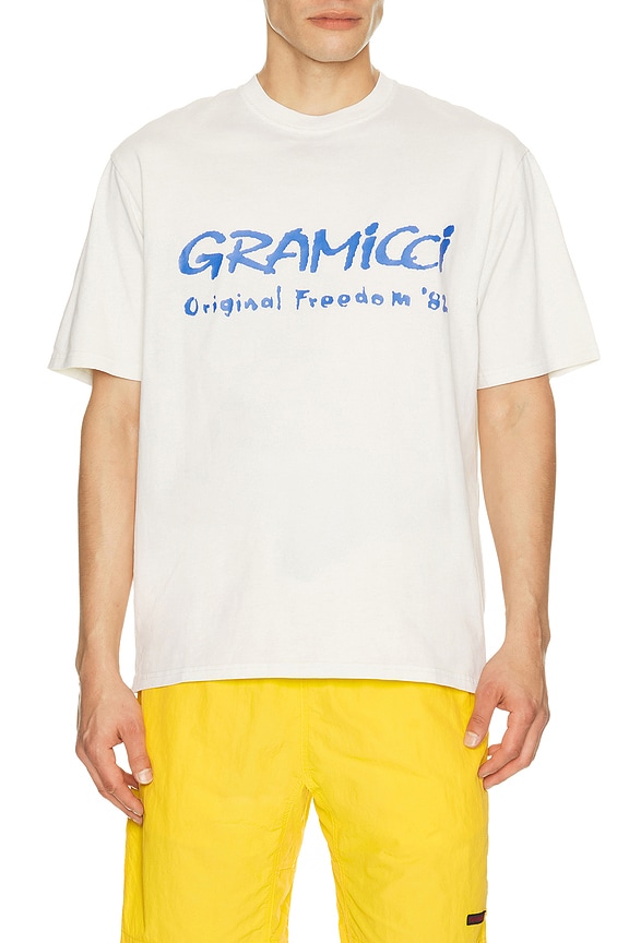 view 1 of 4 Freedom Tee Pigment Dyed in Natural Pigment