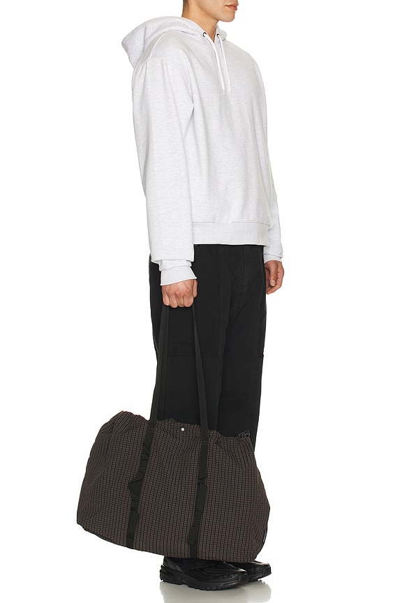 view 2 of 7 Plaid Climbing Tote in Deep Brown