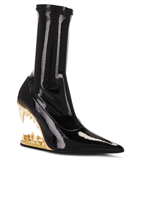 view 2 of 5 Morso Vinyl Ankle Boots in Black