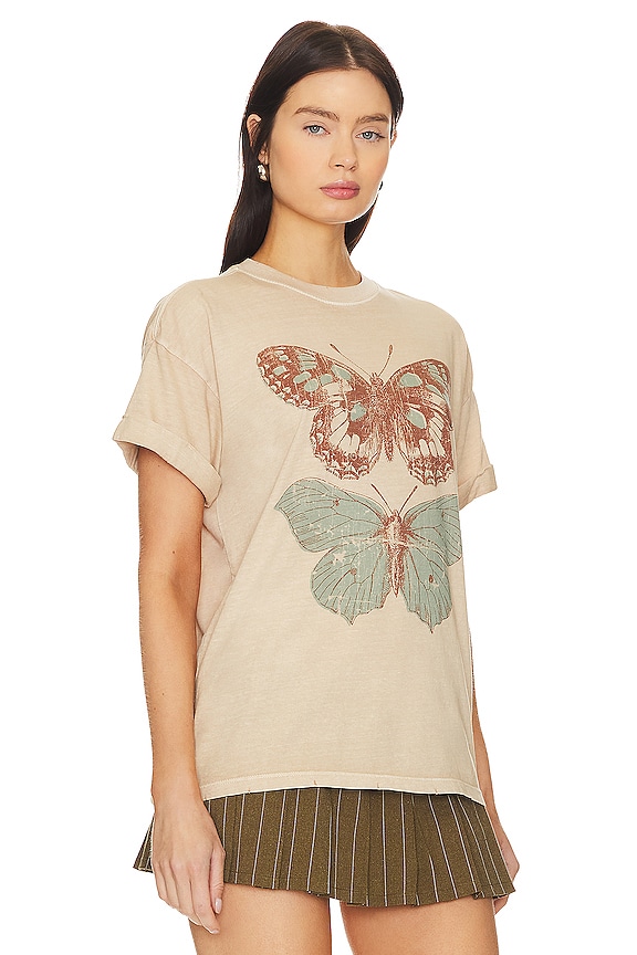 view 2 of 4 T-SHIRT BUTTERFLY TWINS in Sand