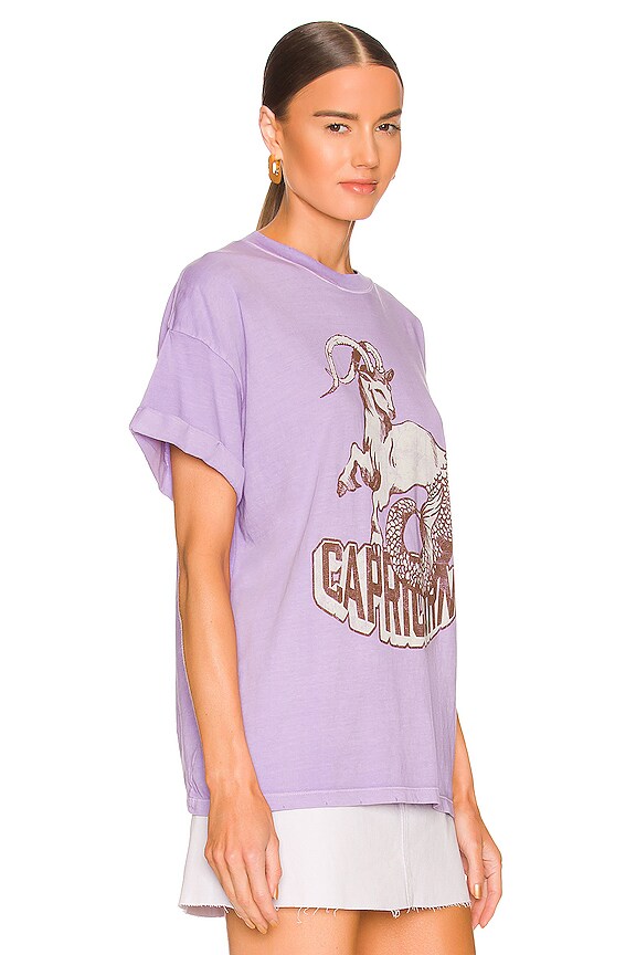 view 2 of 4 T-SHIRT CAPRICORN COLLEGIATE in Lavender