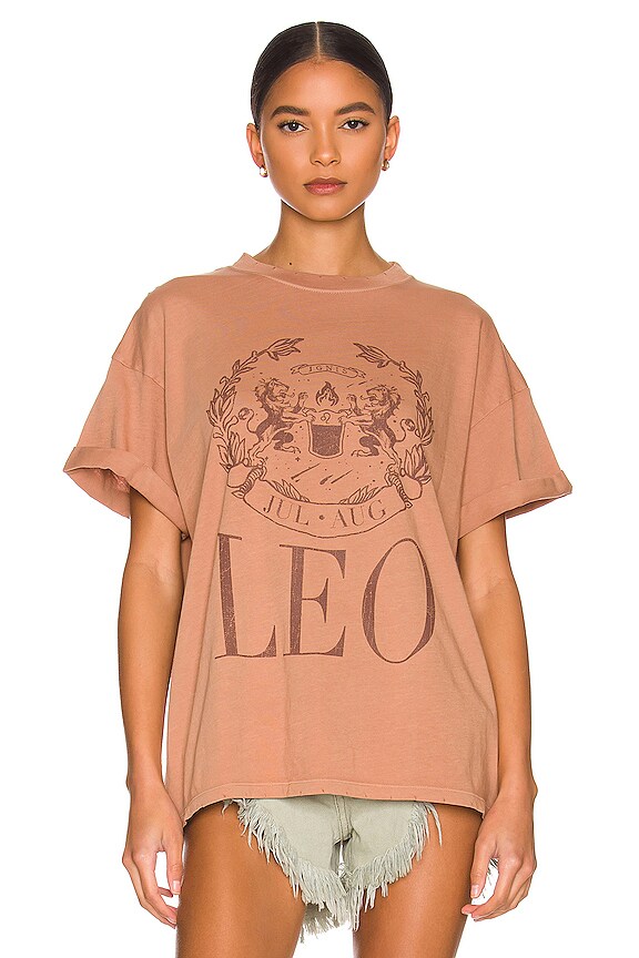 view 2 of 5 Leo Collegiate Tee in Clay