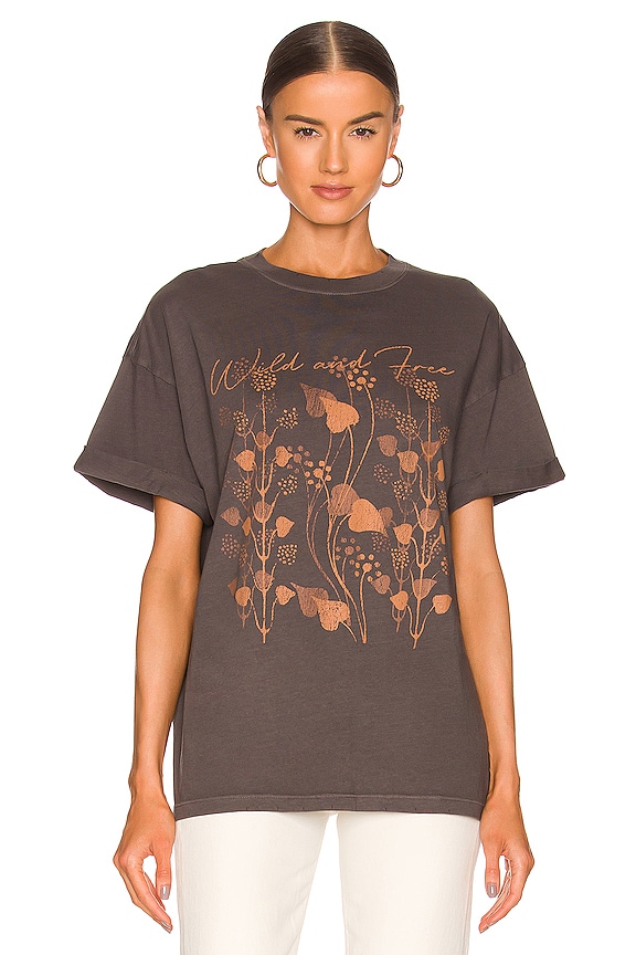 view 2 of 5 T-SHIRT WILD AND FREE in Vintage Black