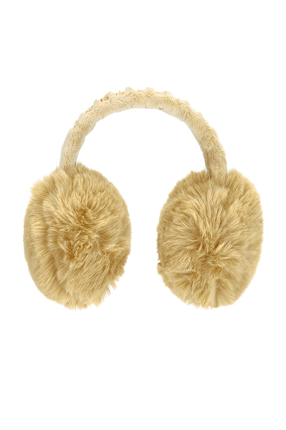 view 2 of 4 Fluffy Earwarmers in Caramello