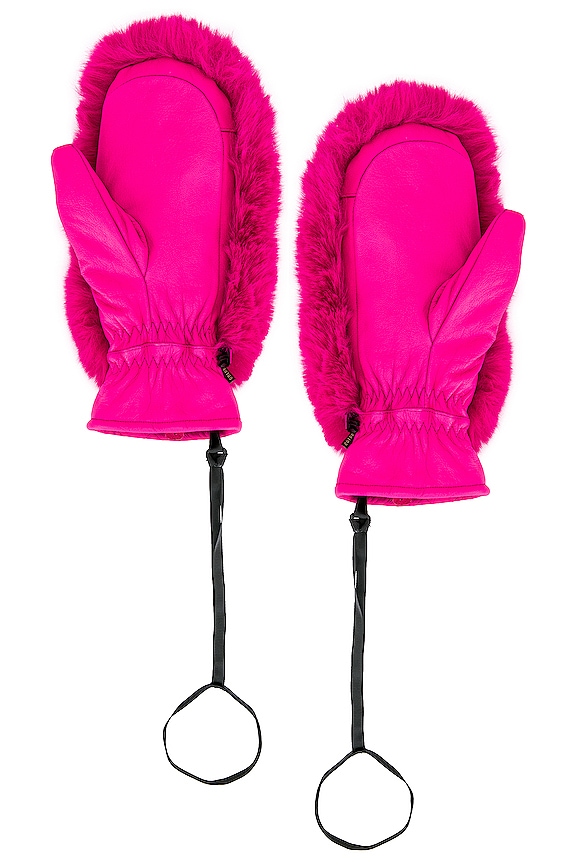 view 2 of 2 Hill Mittens in Pony Pink