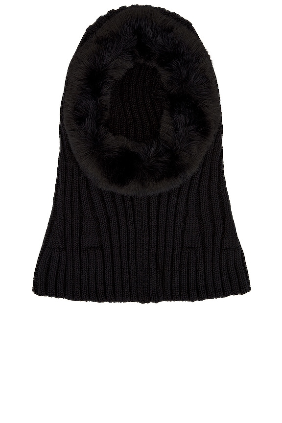 view 2 of 5 BUFANDA CON CAPUCHA NAOMI in Black