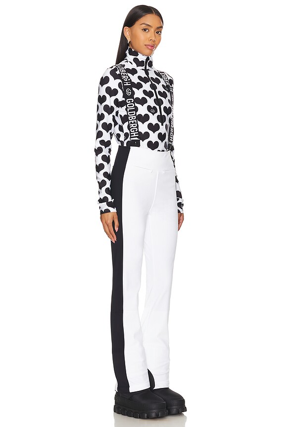 view 2 of 4 High End Softshell Salopette in White