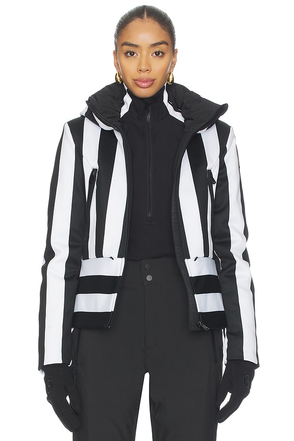 view 2 of 6 Linea Ski Jacket in Black & White