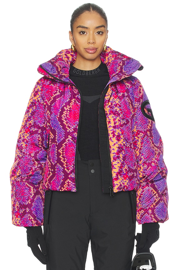 view 2 of 7 Lucinda Ski Jacket in Snake Pink