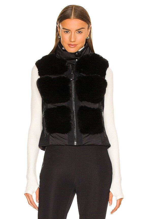 view 2 of 5 Chic Faux Fur Vest in Black