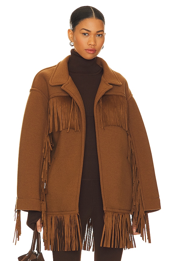 view 2 of 7 フリンジジャケット in Mocha