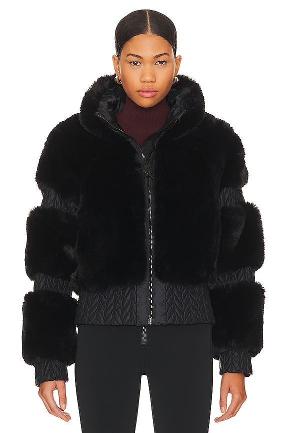 view 2 of 5 Furry Ski Jacket in Black