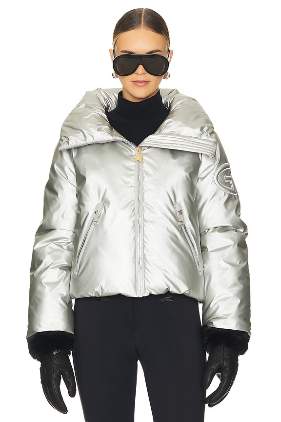 view 2 of 8 CHAQUETA ACOLCHADA SOLEIL in Silver