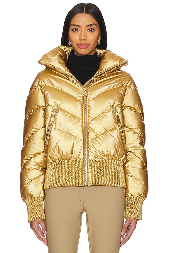 view 2 of 5 Caro Goose Down Bomber in Gold