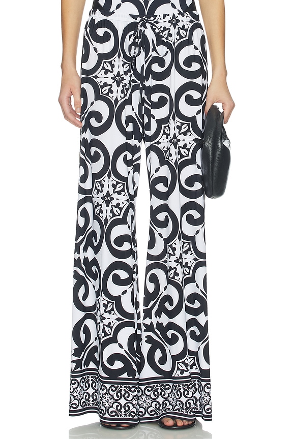 view 1 of 6 PANTALON TROPINA in Black & White