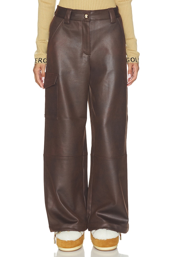 view 2 of 7 Kaiya Pants in Deep Mocha