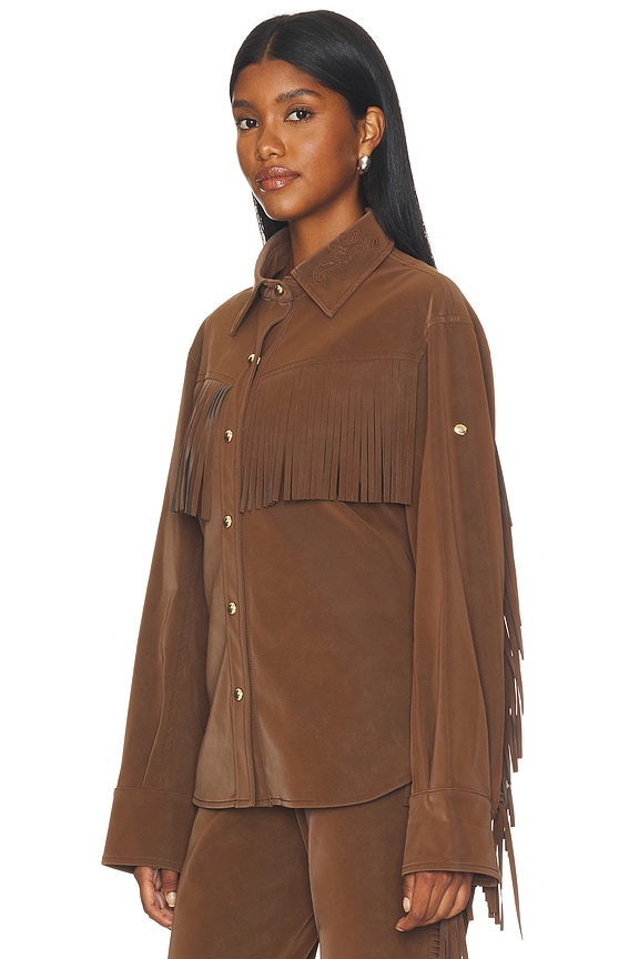 view 2 of 5 Sahana Blouse in Deep Mocha