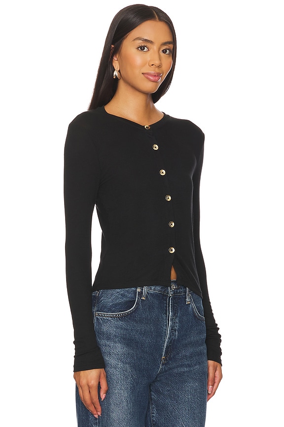 view 2 of 4 Crop Cardigan in Black