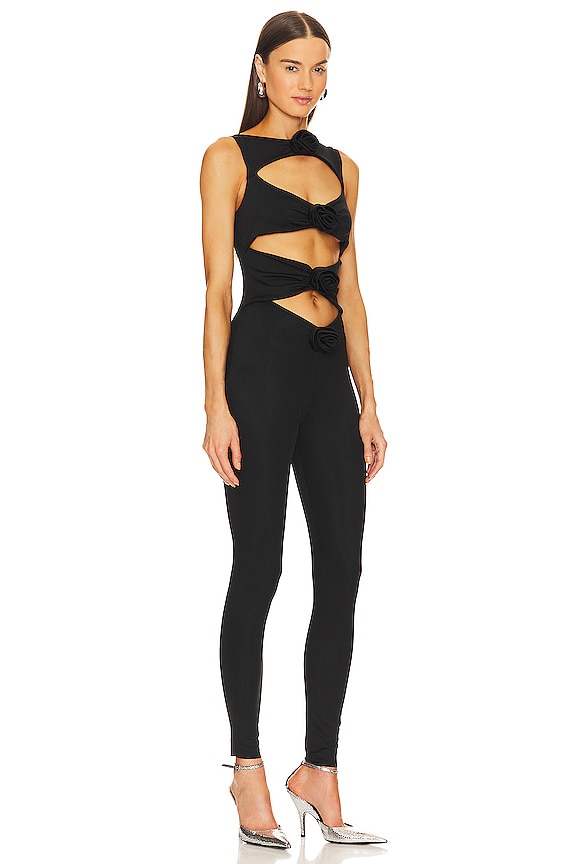 view 2 of 3 Cut Out Jumpsuit in Black