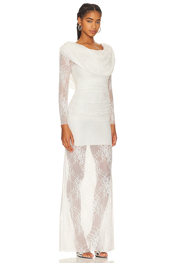 view 2 of 3 ROBE DE SOIRÉE in Milk White