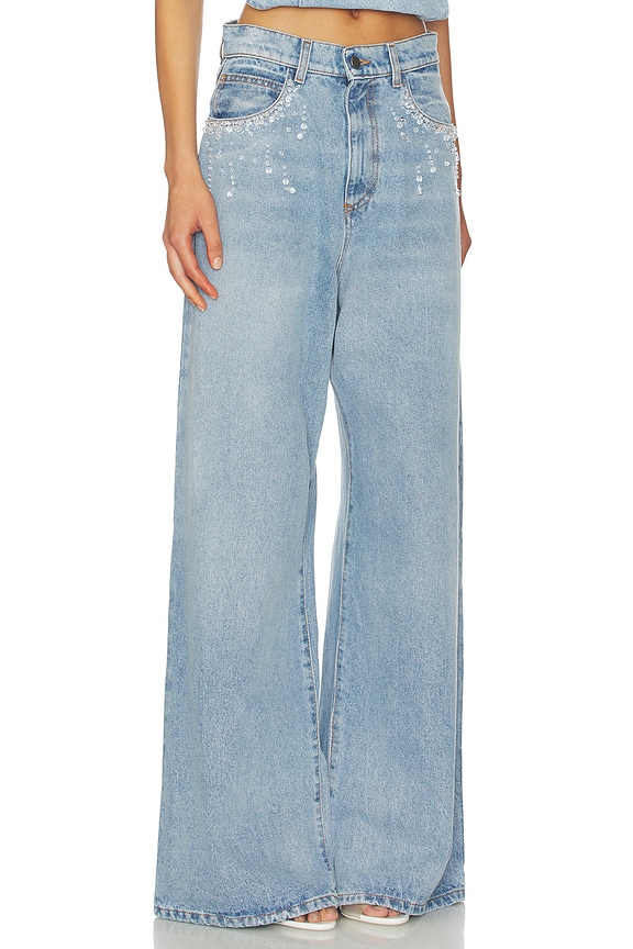 view 2 of 6 Denim Wide Leg in Light Blue