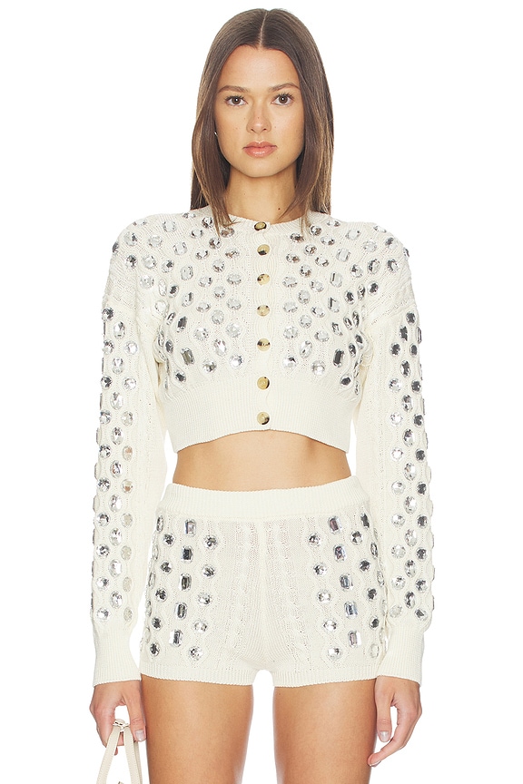 view 1 of 5 Embellished Sweater in Off White