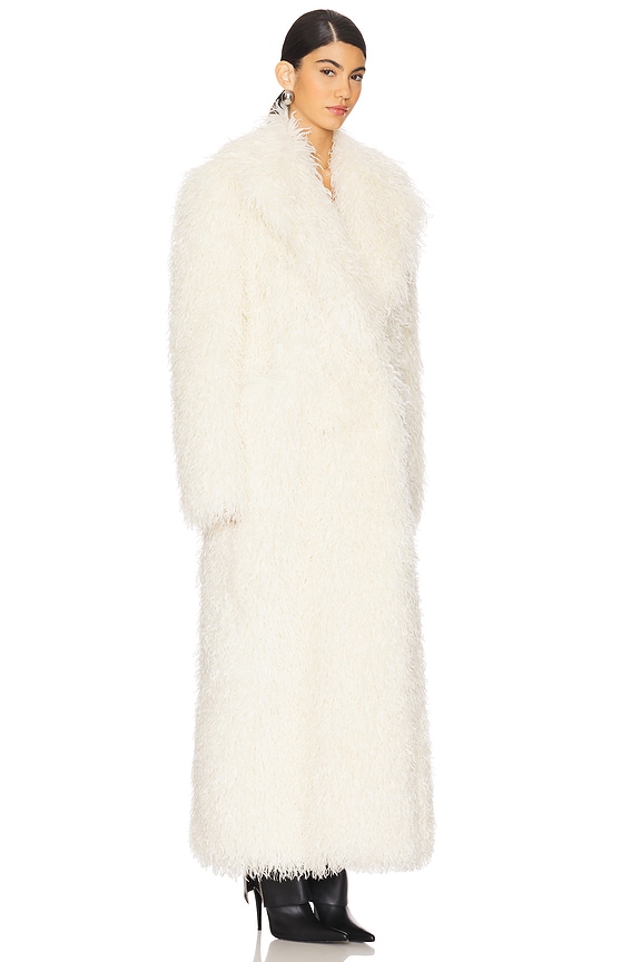 view 2 of 3 Faux Fur Coat in Milk