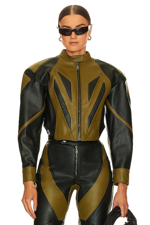 view 2 of 5 BLOUSON REV in Black & Army Green