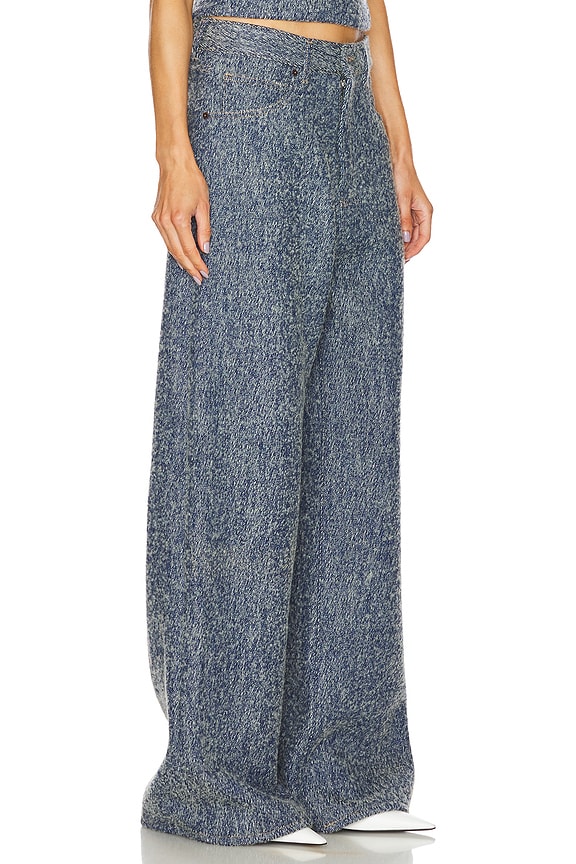 view 2 of 6 PANTALON BAGGY in Blue